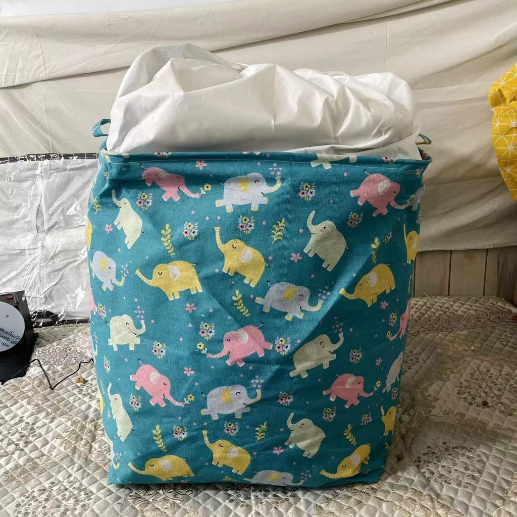 Cube Folding Fabric Storage Basket Closet Organizador Clothes Storage Boxes Home Office Shelf Organizers for Kids Toys Organizer