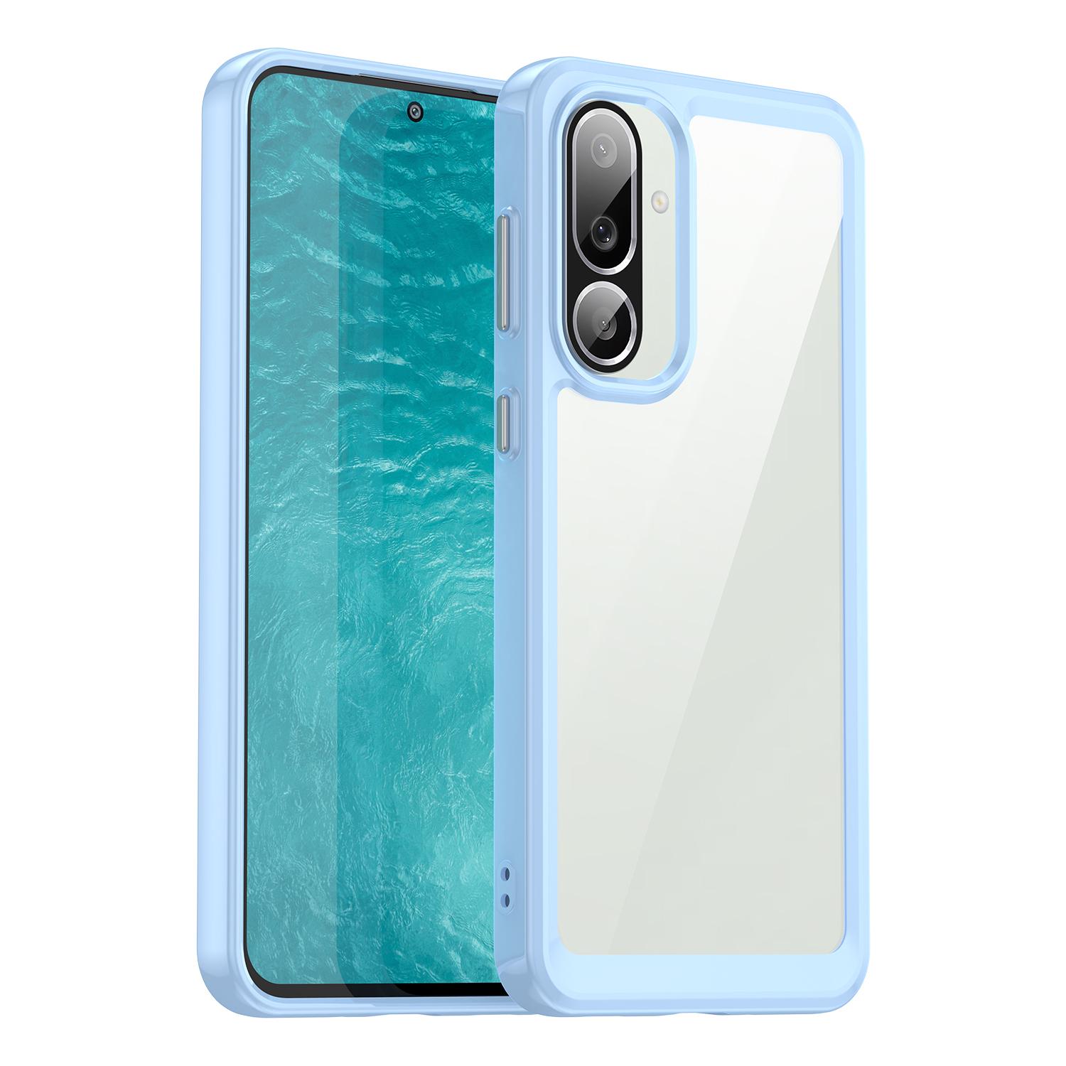 

Samsung Galaxy M56 5G Case, Clear Transparent Phone Case Cover for Samsung Galaxy M56 5G світло-синій колір