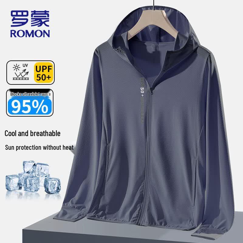ROMON Men's UPF50+ Quick-Dry Sun Protection Jacket