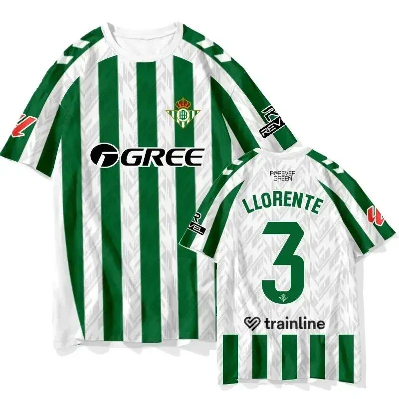 Nueva Camiseta de Entrenamiento de Fútbol de Verano Camisas Jugador Camiseta de Fútbol Adultos Niños Ropa Deportiva Tops de Secado Rápido Camisetas Casuales Y2K