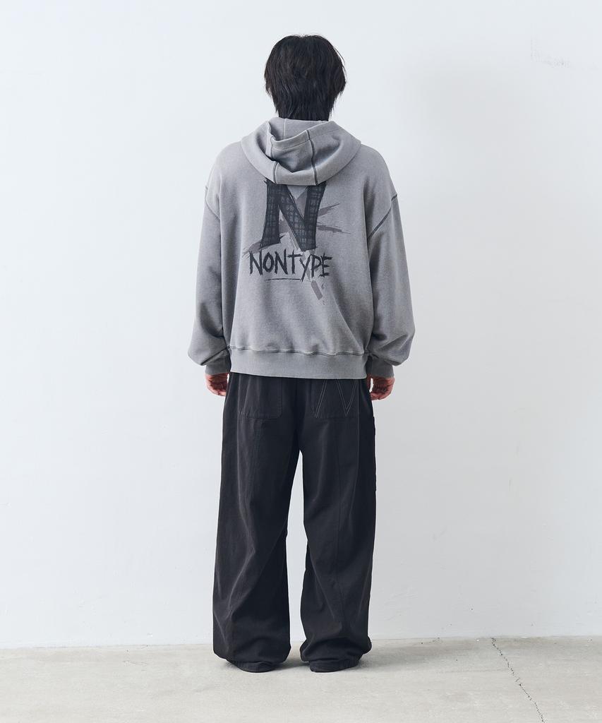 Nontai Parachute Contrast Cargo Pant (Black)