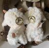 Xinjiang Lamb Wool Sheep Plush Keychain: Cute Cartoon Souvenir Pendant and Hanging Ornament