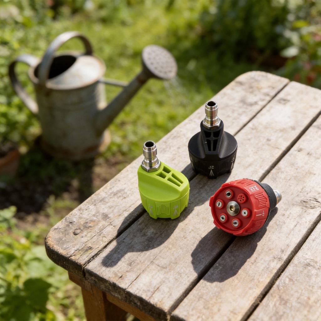 Quick Changeover 6 In 1 Nozzles Portable And Compact Design Adjustable Nozzle For Pressure Washer As Shown Cleaning Equipment