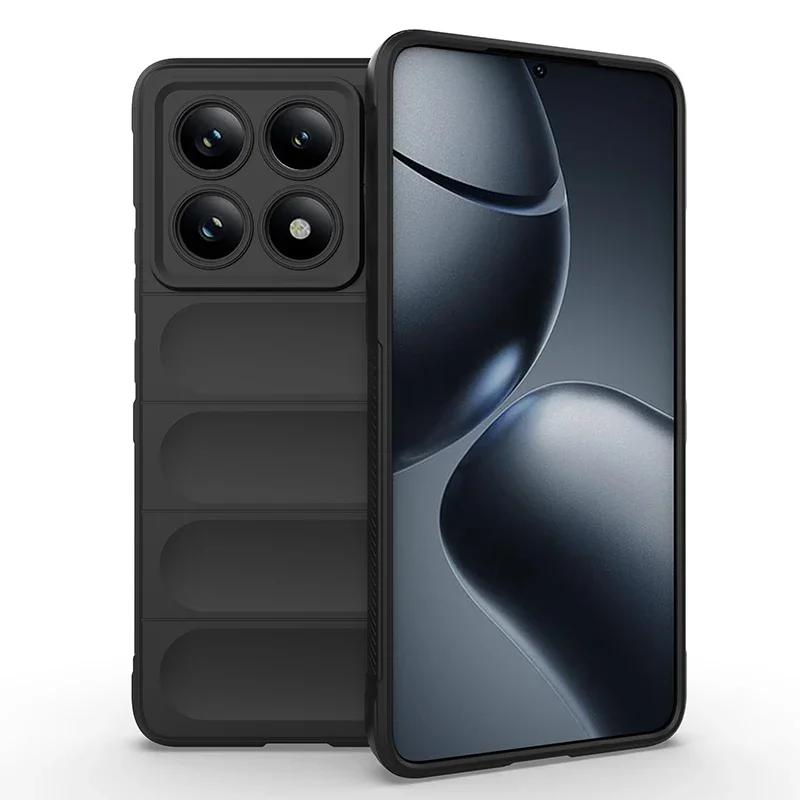 Luxury Soft Shell Business Phone Case Shock-absorbing Soft Cover for Xiaomi Note 14 13 12 Pro Plus 5G 4G 14T 14T Pro 13C Case