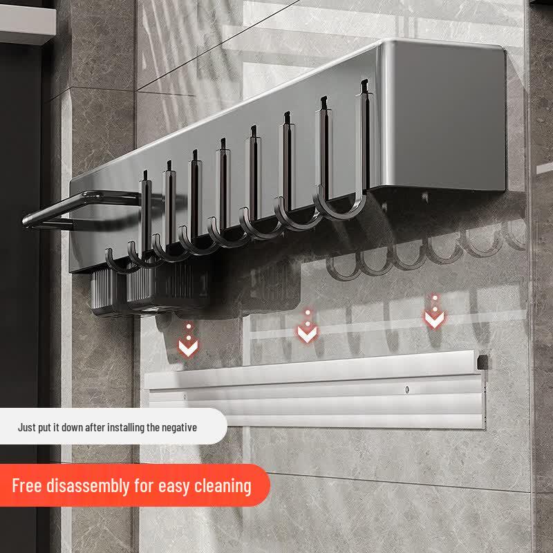 LETSFIND Wall-Mounted Kitchen Storage & Organizer Rack
