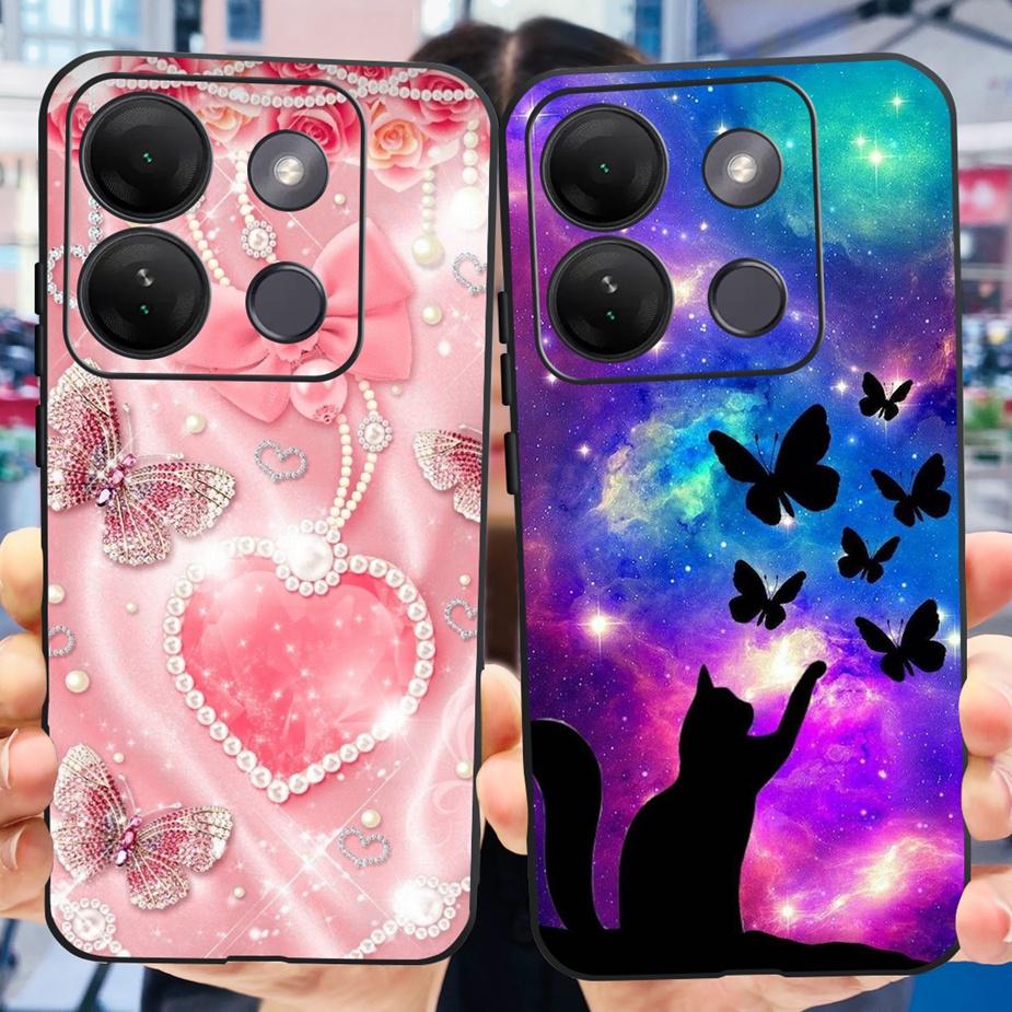 Für Infinix Smart 7 HD Hülle X6516 Luxuriös Beliebt Bemalte Abdeckung Weiche Silikon Handyhülle Für Infinix Smart 7 Plus Smart7 HD Schale