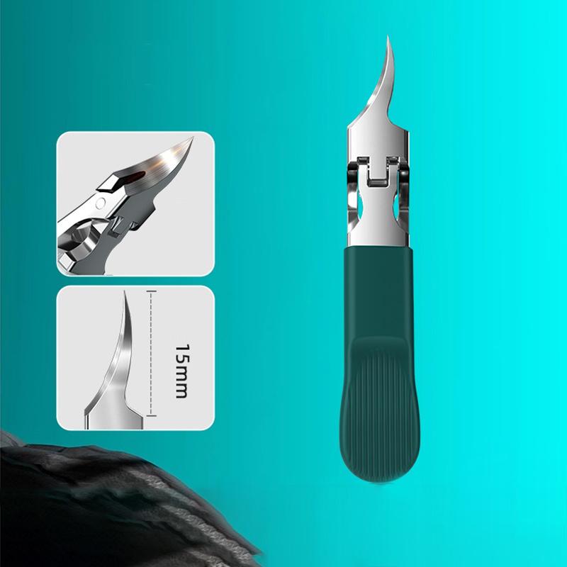 Super Slanted Pointed Fine Nail Clippers Anti-Splash Thick Nail Clipper Paronychia Clippers For Ingrown Toenails Trimmer