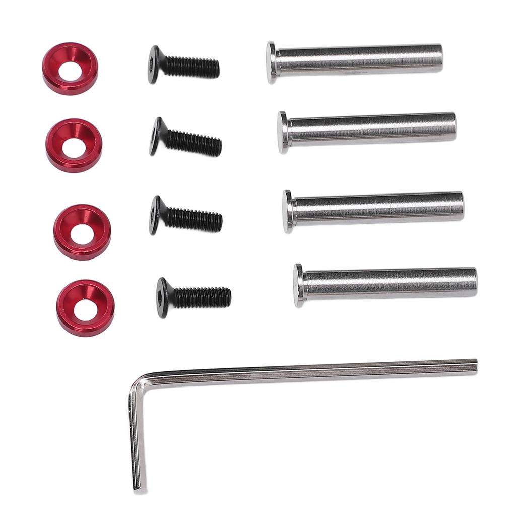 4 Pcs Computer Cooling Fan Screw Color Anodized PC Case Cooling Fan Screw for Water Cooling PC Case