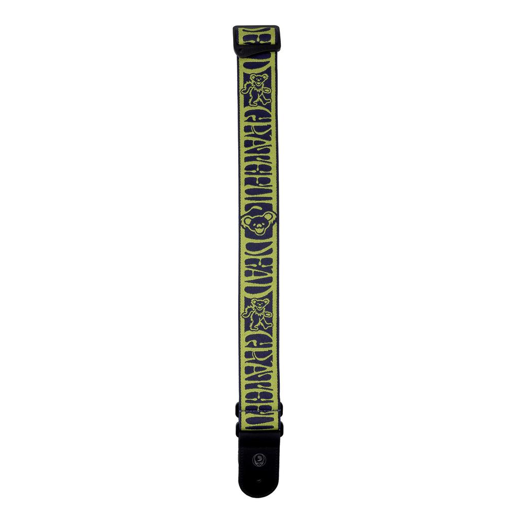Grateful Dead Woven Strap 50GD02 D'Addario (Dancing Bears) Yellow/Navy