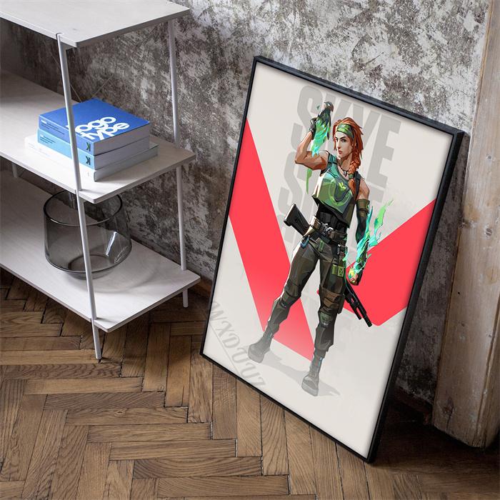 Classic Video Game Valorant Anime Characters Pictures For Living Room Art Home Wall Decor Canvas Painting Print Posters Gift