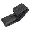Black Men's Wallet Leather Real Cowhide Business Short Purse For Men Male Leather Purses Classic Leather Card Holder Coin Purse