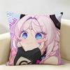 Genshin Impact Citlali Sexy Cushion Cover Natural Linen Organic Fabric DoubleSided Printing Room Sofa Decor Pillow Case