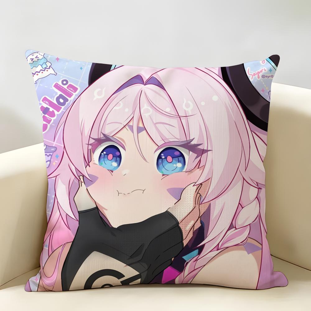 Genshin Impact Citlali Sexy Cushion Cover Natural Linen Organic Fabric DoubleSided Printing Room Sofa Decor Pillow Case