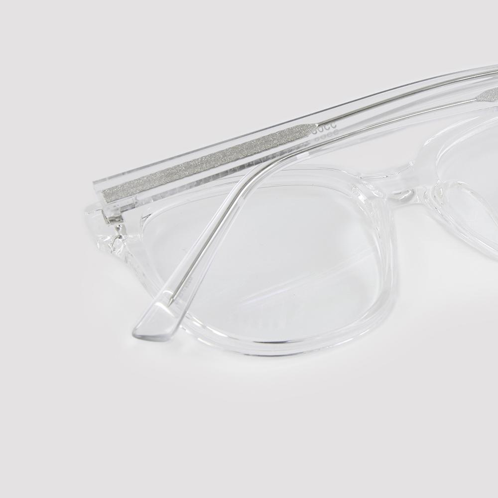 Alloaiweeo [Essential] Al5508 2020G Two Big Over Square Clear Eyeglass Frames Blue Light Blocking Lenses Selection