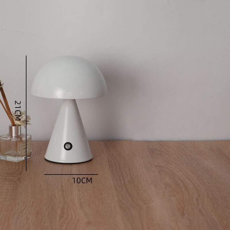 

Rechargeable Mushroom LED Table Light Dimming Night Lighting For Home Bar Bedroom Bedside Wedding Decor Party LED Desk Lamps