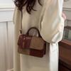 Liten handväska med nischdesign för kvinnor, Vinter Ny trendig pendlar liten fyrkantig väska med hög estetisk känsla, Axelväska