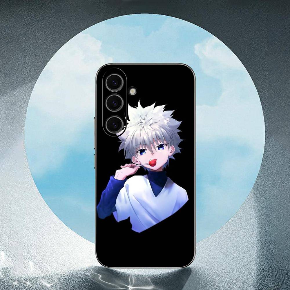 Anime Hunter X Hunter Killua Zaoldyeck For Samsung Galaxy S23 S24 S25 Ultra S22 Plus S21 Black Soft Case Waterproof Soft Case
