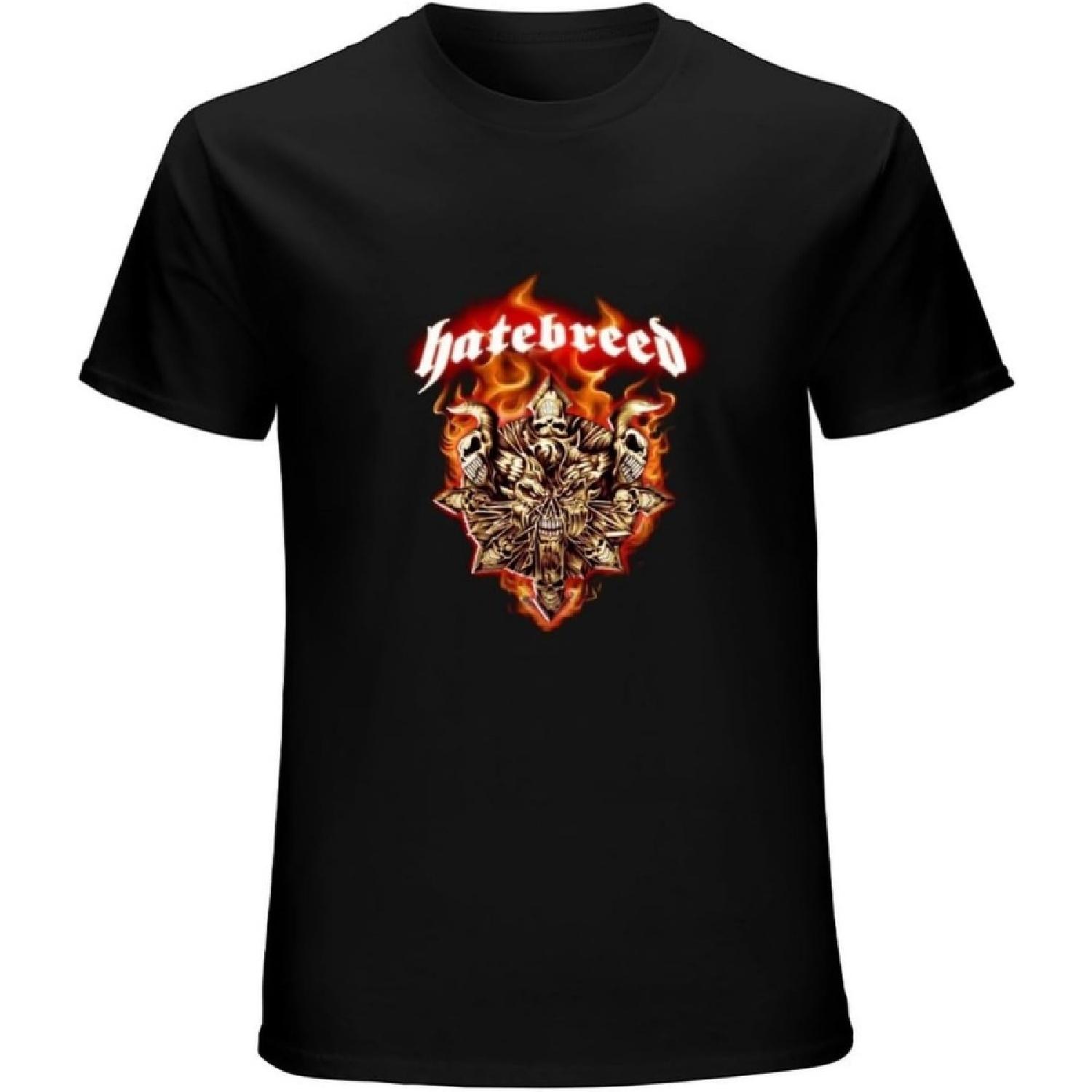 Hatebreed Screwface Black Mens T Shirt Rock Mens T Shirt Rock Band Shirt Black XXXXXL разноцветный
