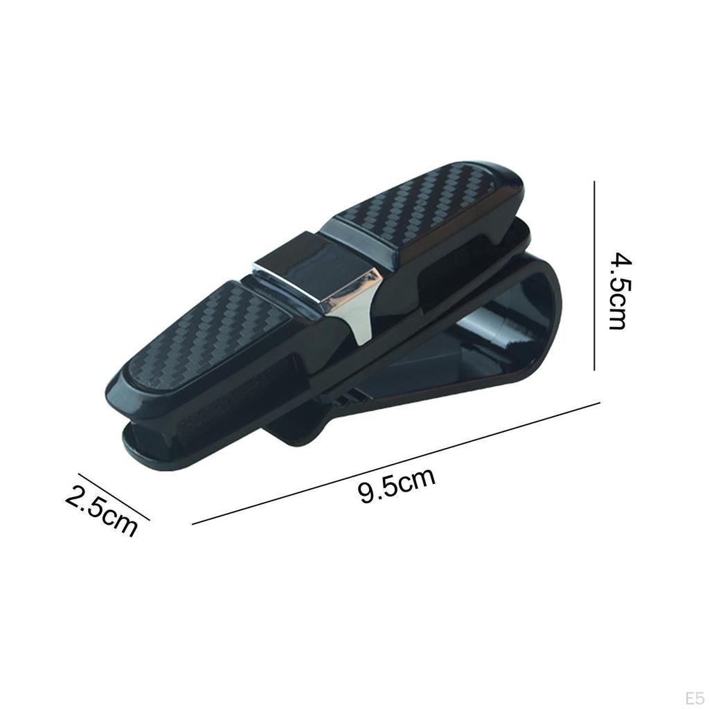Sun Visor Glasses Holder with Easy Design