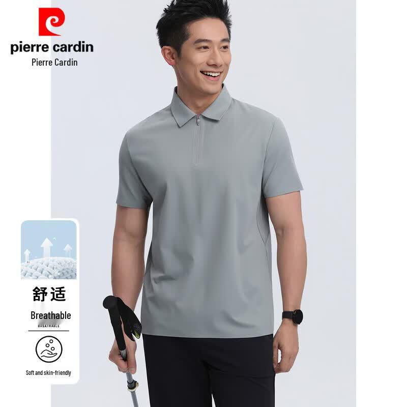 Pierre Cardin Men's Quick-Dry Breathable Polo T-Shirt