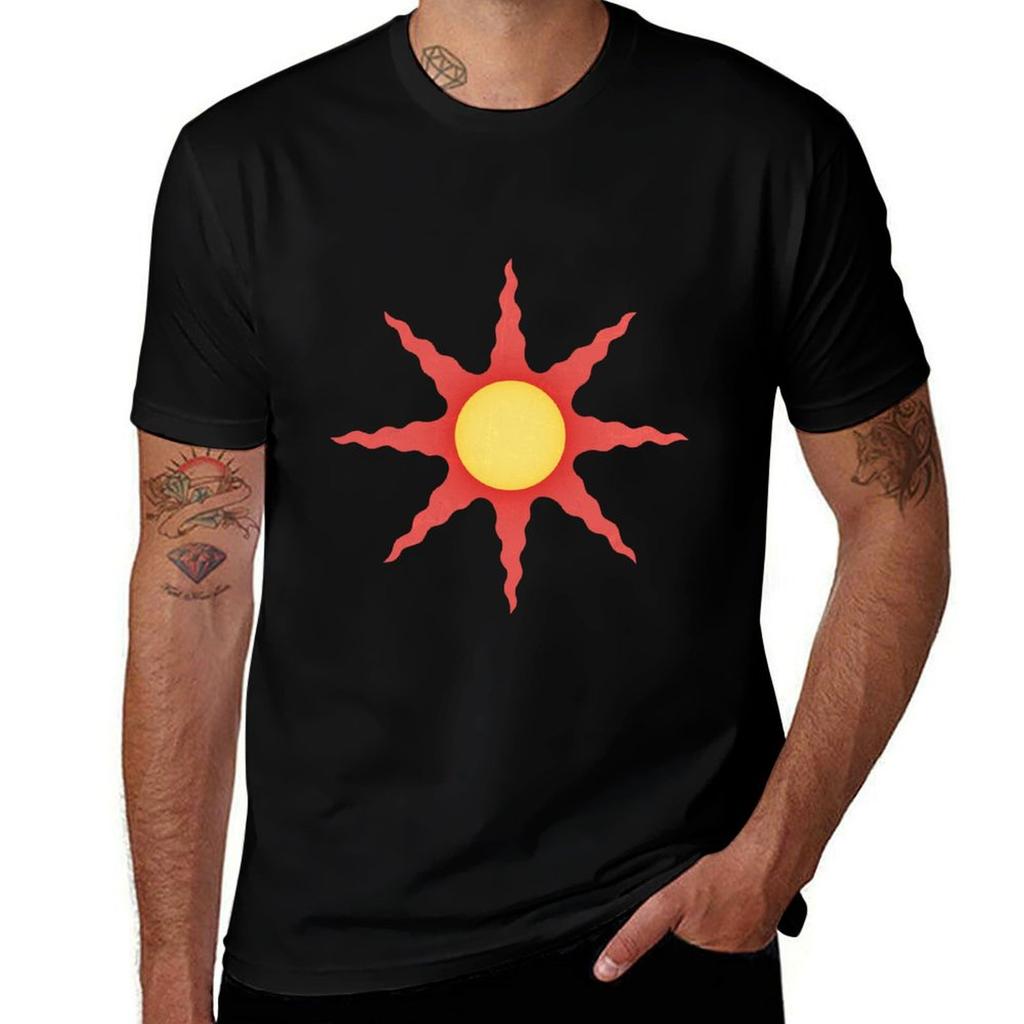 Solaire Of Astora Simplified Tshirt Running Gym Short Sleeve Sports Tee