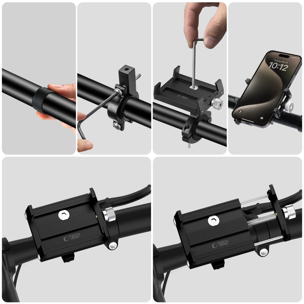 Tech-Protect V4 Universal Bike Mount Black