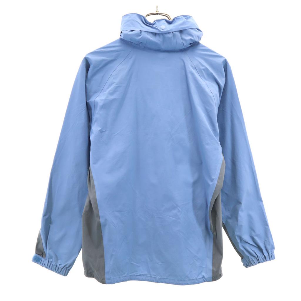 mont-bell Rain Jacket L Blue With Storage Bag Women Used