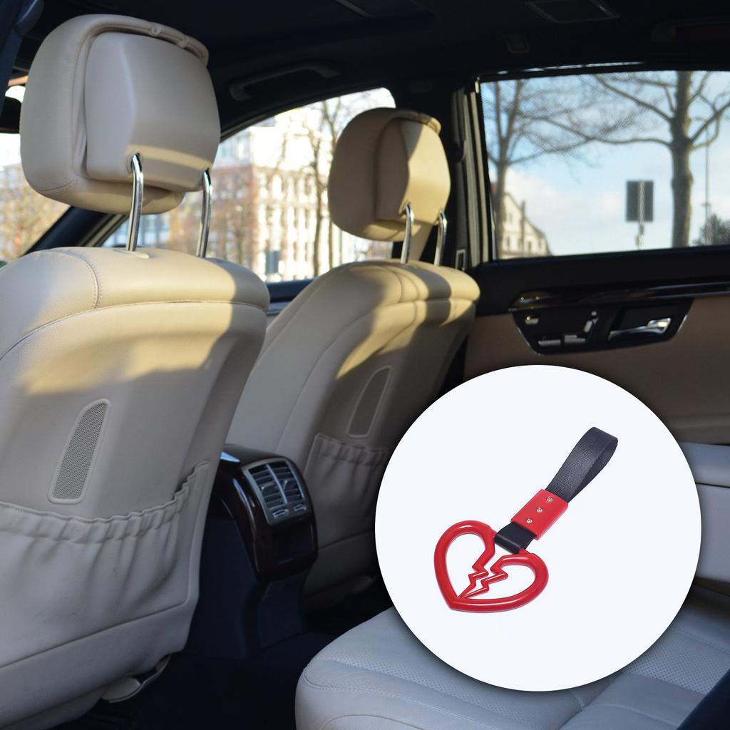 Anti Static Hand Drift Charm Strap Decorative Loops Rear Bumper Warning Rings Hanger for Car Interior Exterior Decor Bus