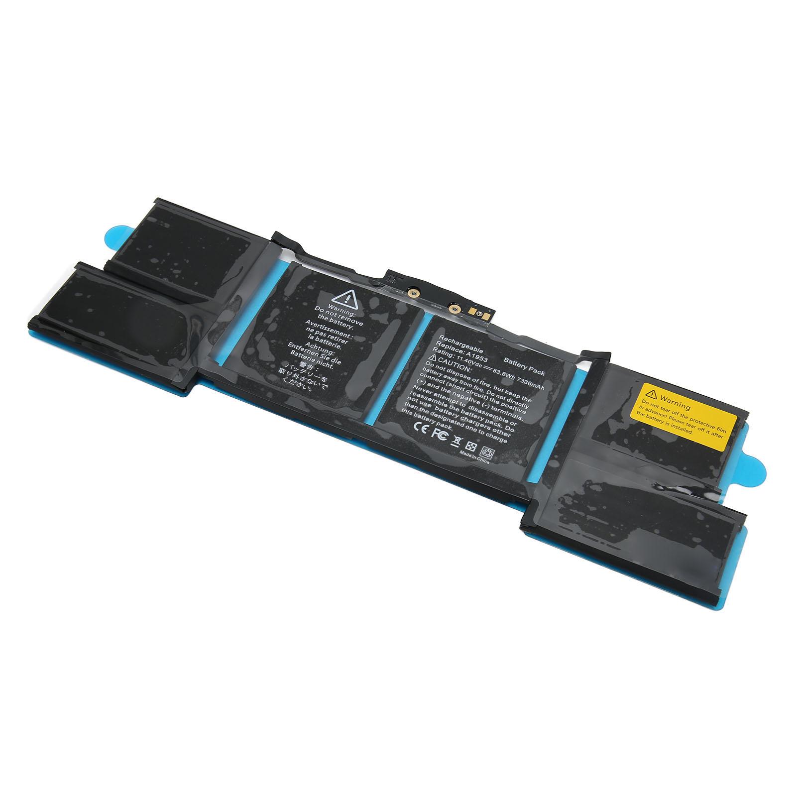 

Сменный аккумулятор для ноутбука 7336 мАч 83,6 Втч 11,4 В, высокобезопасный стабильный аккумулятор для ноутбука OS X Pro 15 дюймов