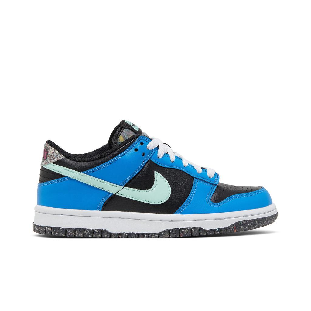 Nike Dunk Low SE Grade School 'Black Light Photo Blue Mint Foam' (Unisex) Black / Light Photo Blue / Active Pink / Mint Foam