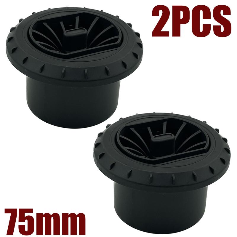 1/2/4/6X 75mm/2.95" Warm Ducting Air Vent Outlet 360° Rotatable Diesel Parking Heater Air Conditioner For Car Truck VAN Camper