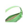 By Far Mini Rachel Strapless Textured Chain Zip Closure Leather Underarm Shoulder Handbag Women handbags Green 21CRMIRAGSDSMA