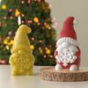 Christmas Tree Mold Plaster Candle Silicone Mold Faceless Elder Mold White For Diy Crafting Candle Making Christmas