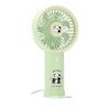 Green Cartoon Panda Fan Creative Cartoon Handheld Fan Simple Mini Electronic Fan  Camping
