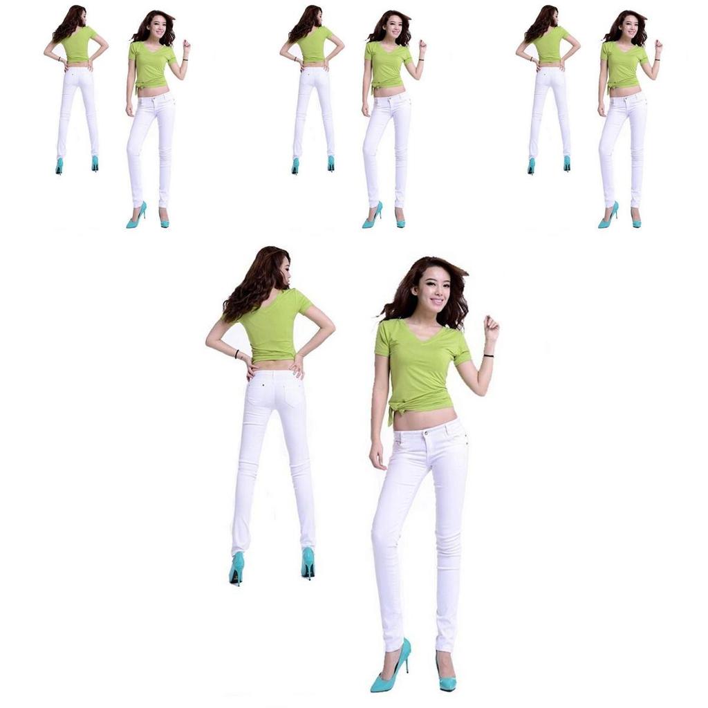 Premium Quality Spring Fashion Female Stretch Candy Colored Pencil Women's Pants