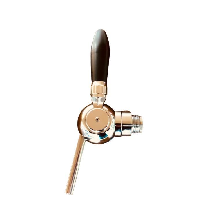 Biertap, Compensatorkraan - Cosmo, verchroomde compensator met stalen aansluiting 5/8" - 1/2"
