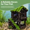 Safe Non Toxic Fish Tank Decoration Resin Material Aquarium Ornaments Fish Hiding Cave  Fish Tank