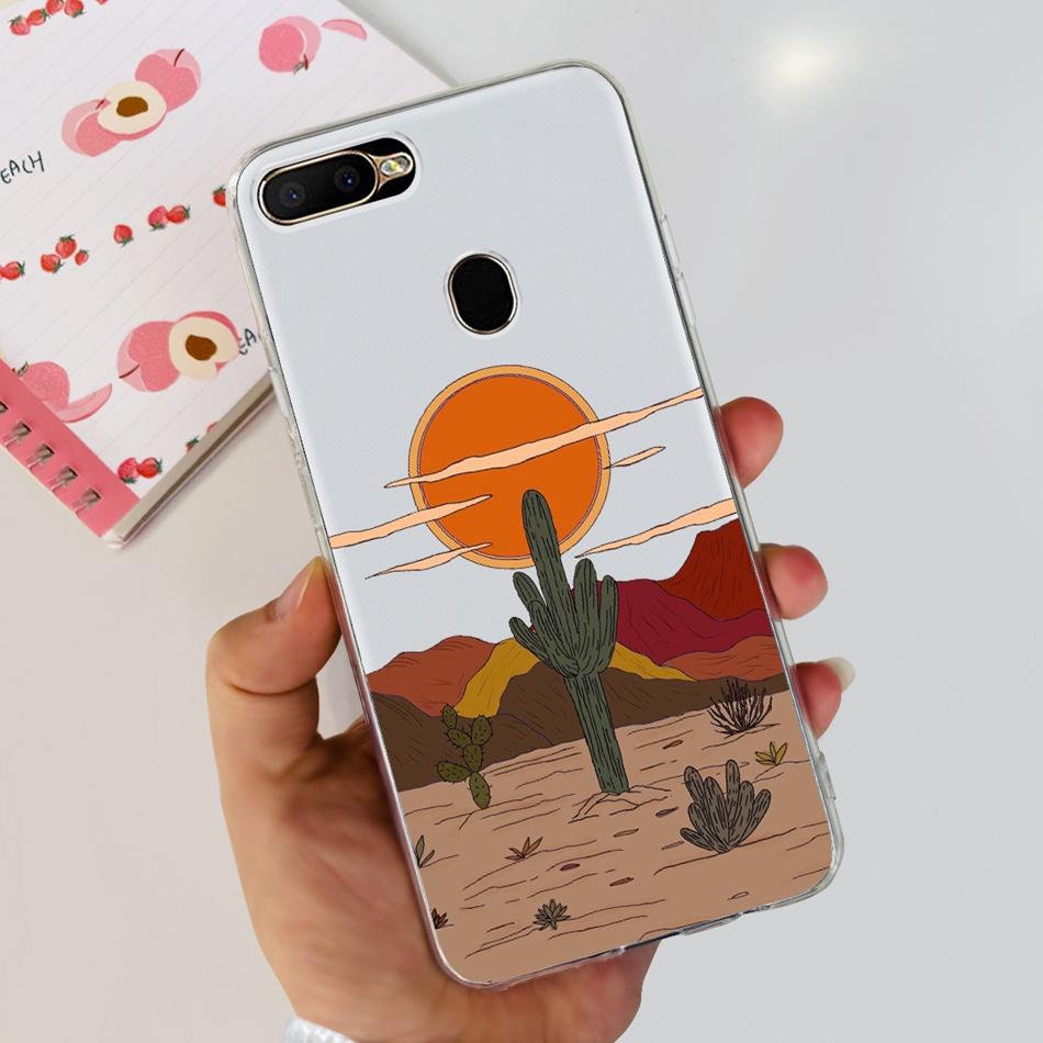 For OPPO A5S Case Cute Pattern Soft Silicone TPU Cover Cases For Oppo A5Ss AX5s A 5S CPH1909 CPH1920 CPH1912 Phone Shell Bumper