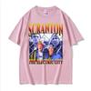 Funny Scranton The Electric City Vintage 90s Movie T Shirts Mens Clothing Fashion Classic Tshirt Cotton Comfort Casual T Shirt