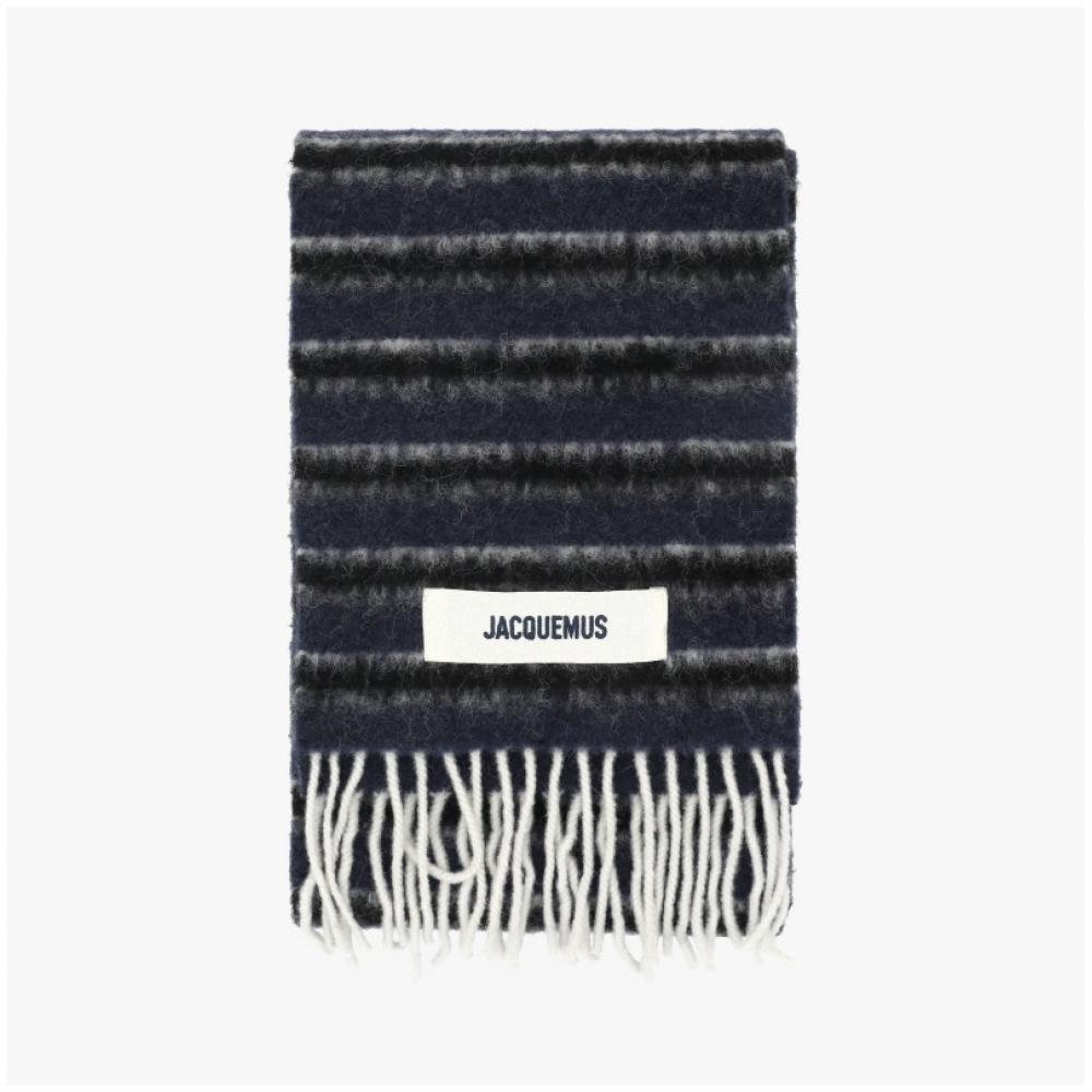 Jacquemus Alpaca Fringe Scarf Les Chapeaux Rayures Acu00774ak00289