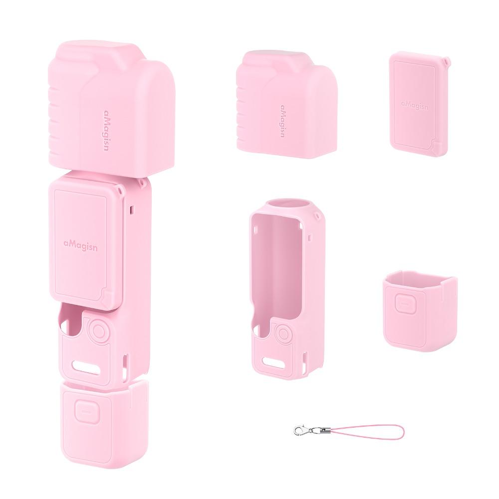 Silicone Protective Case Full Coverage Skin Cover for DJI Osmo Pocket 4 Gimbal Camera Accessories