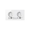 70W Smart Home EU WiFi Dual Socket with Fast USB Charging, Voice Control, Timer, and Power Monitoring