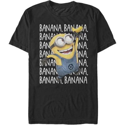 Ich – Einfach unverbesserlich Herren Minions Dave Fliegende Banane Tanz Lustiges Grafik-T-Shirt