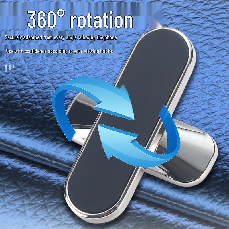 Magnetic Anti-Shake Car Mount: Strong Magnet, Instant Adsorption, Air Vent & Dashboard Compatibility
