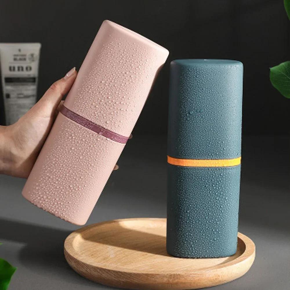 1 Pc Portable Toothbrush Holder Box Travel Camping Toothbrush Toothpaste Storage Organizer Case Bathroom Accessories (Ony Case)