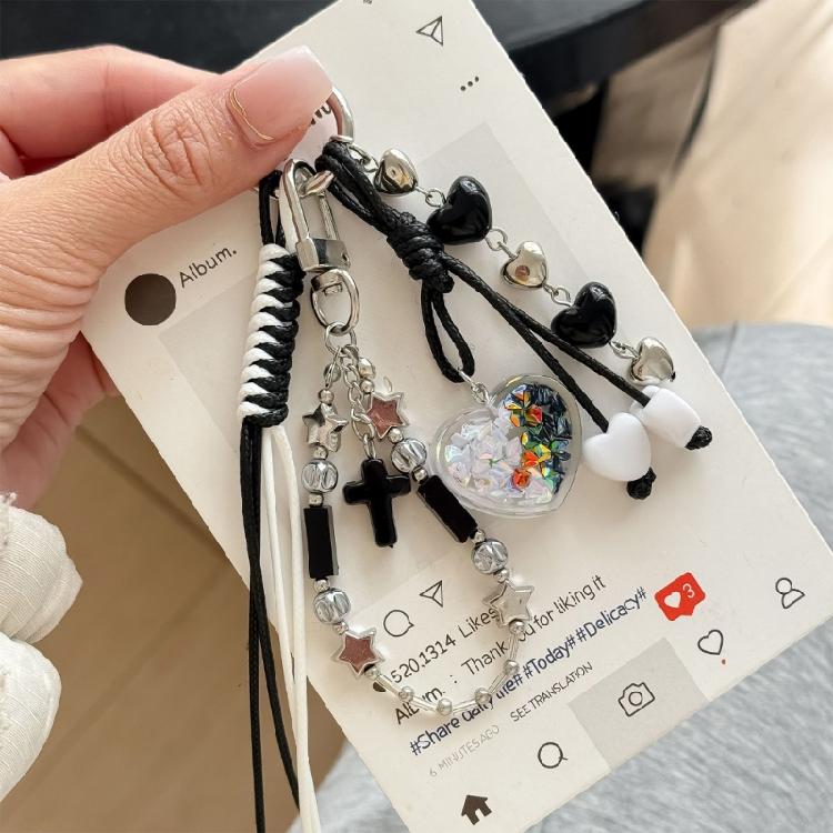 Geflochtenes Seil Schlüsselanhänger Taschenanhänger Handtasche Hängendes Ornament Taschenzubehör Rucksack Anhänger für Damen Mädchen Geschenke