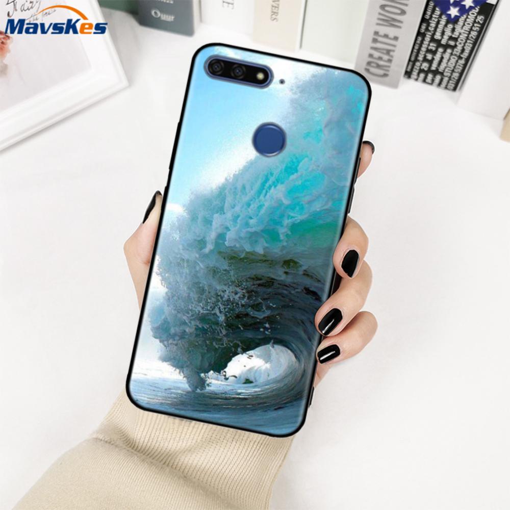 Honor 7A Pro Case Silicone Case For Huawei Y6 Prime 2018 Cover Soft TPU Mobile Phone Bags For Huawei Honor 7C RU 5.7inch Fundas