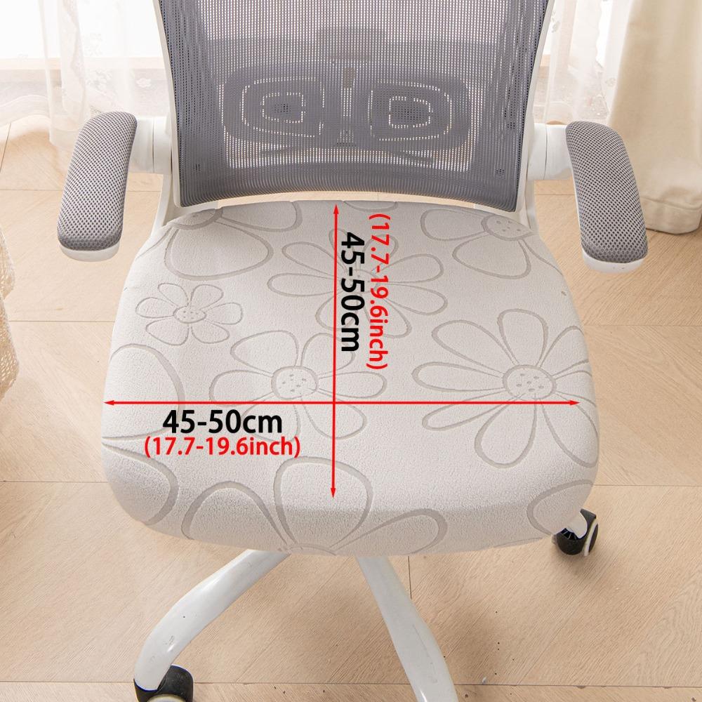 Universal Office Chair Seat Covers Thickened Jacquard Chair Dustproof Cover Stretch Removable Computer Chair Cove