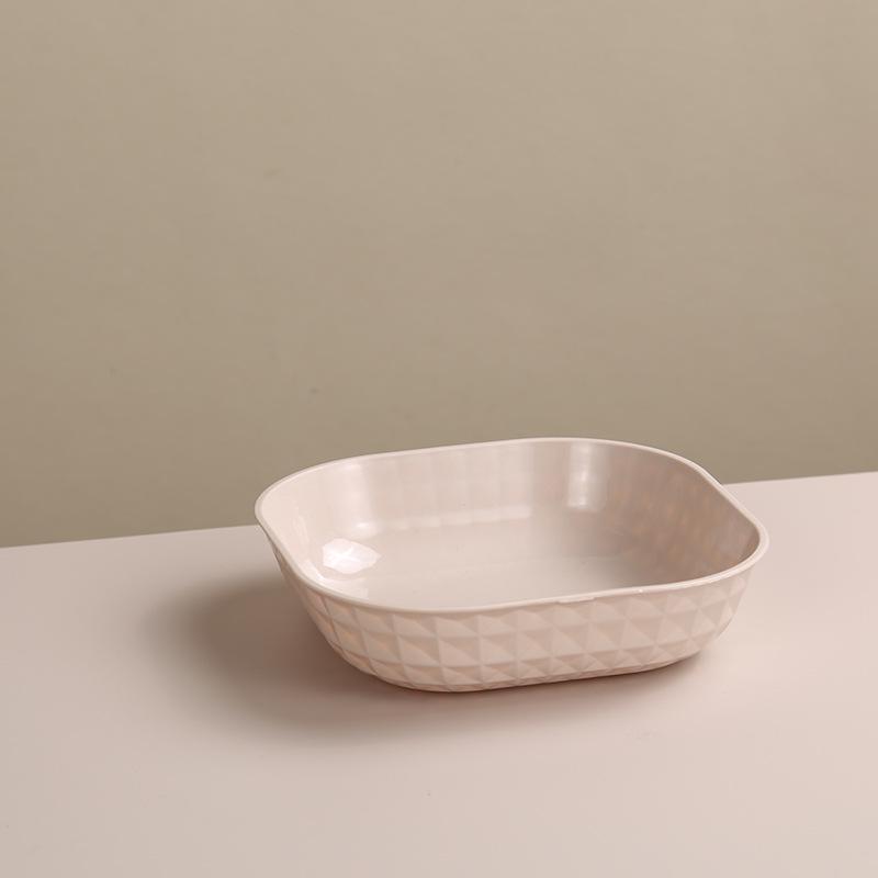 

Маленькая тарелка для костей в мультяшном стиле, кремовая тарелка - пищевая сервировочная тарелка для фруктов и закусок