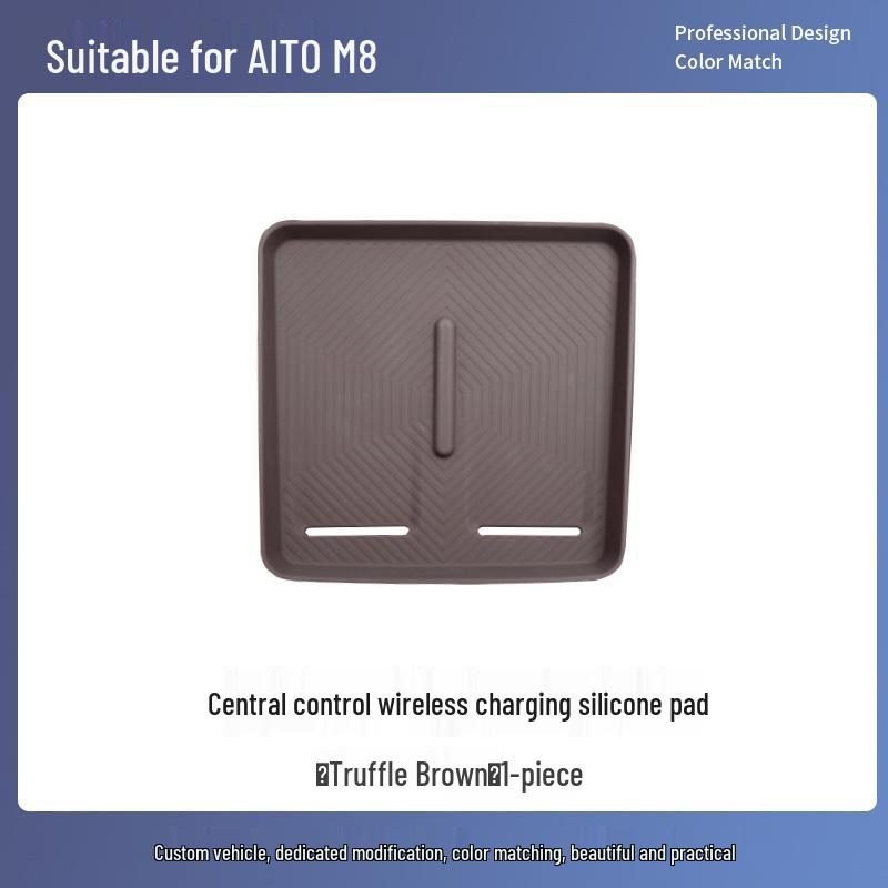 AITO M8 Wireless Charging Silicone Pad Car Interior Accessories Set